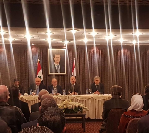 بحضور وزير السياحة انعقاد اجتماع الهيئة العامة لغرفة سياحة محافظة اللاذقية