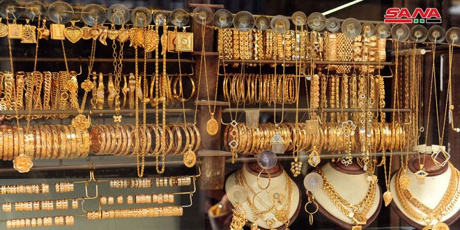 ارتفاع سعر غرام الذهب في السوق المحلية 6 آلاف ليرة