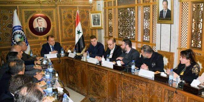 مباحثات تعاون سورية روسية في مجلات الصناعة والتجارة والاستثمار