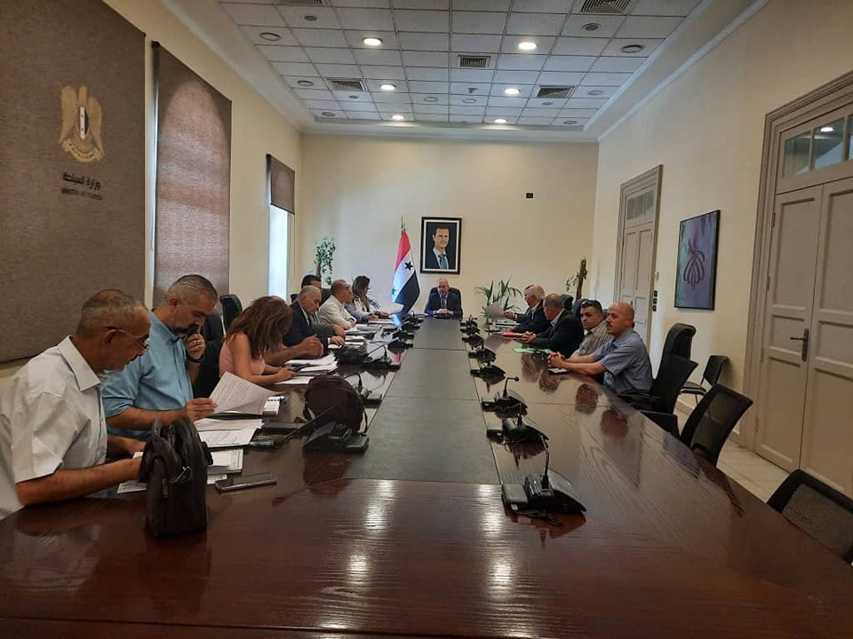 برئاسة وزير السياحة اجتماع الهيئة العامة العادية للشركة السورية للنقل والسياحة
