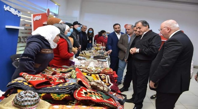 افتتاح معرض نبض حلب على أرض سوق الانتاج بمشاركة 60 مستفيداُ