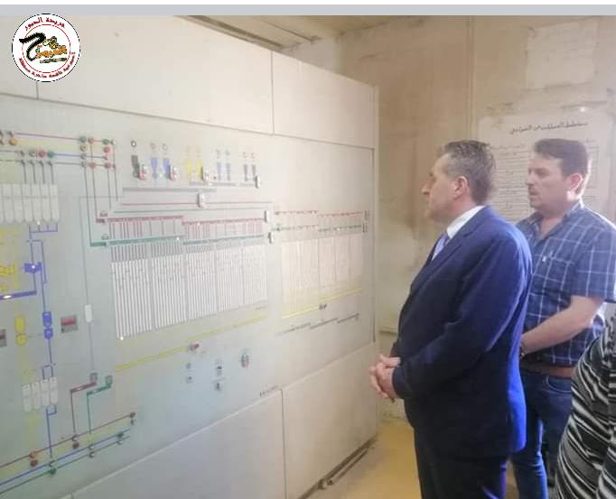 العلي يزور مبقرة حمص بهدف الإطلاع على واقع العمل
