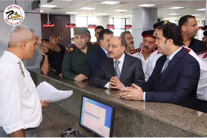 افتتاح مبنى إدارة الهجرة والجوازات في الزبلطاني بدمشق