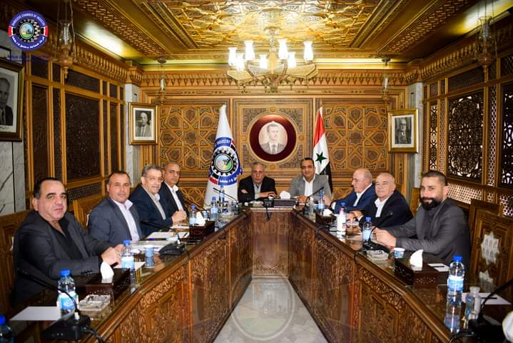 القطاع الغذائي ضمن اهتمامات غرفة صناعة دمشق وريفها و تعديل المرسوم 8  قريبا ودعم المشاركة في المعارض 