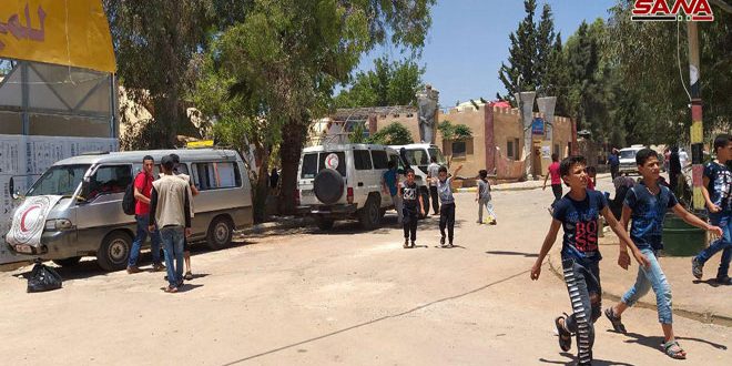 في منتجع نبع الحياة بريف درعا… مهجرون ينتظرون إعلان النصر ليعودوا برفقة الجيش
