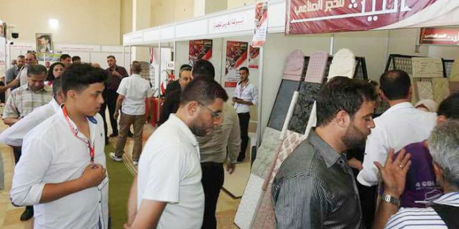 أكثر من 43 شركة ومؤسسة في معرض البناء الدولي بحماة

