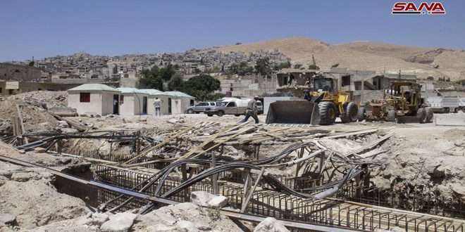 إعادة تأهيل وتوسيع طريق برزة مشفى تشرين العسكري ليكون بالخدمة مطلع العام المقبل
