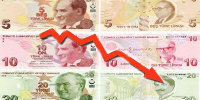 تراجع جديد لليرة التركية أمام الدولار الأميركي
