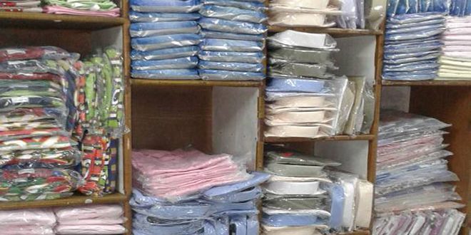 السورية للألبسة الجاهزة تنتج بـ 125ر1 مليار ليرة وتبيع بـ 115ر1 مليار ليرة في 7 أشهر
