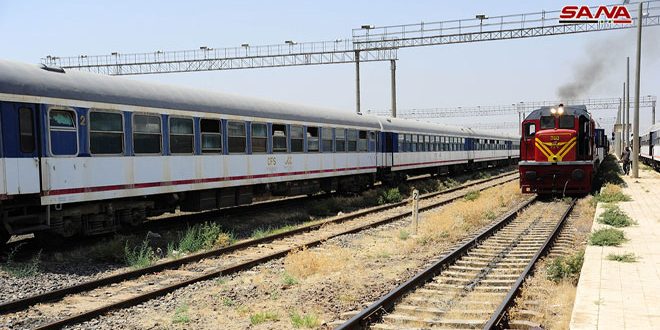 قطارات محطة القدم جاهزة لنقل زوار معرض دمشق الدولي من وإلى مدينة المعارض
