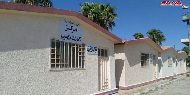 إنهاء استعدادات معبر نصيب الحدودي مع الأردن والافتتاح في العاشر من الشهر المقبل

