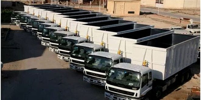 الإدارة المحلية تزود الوحدات الإدارية بعدد من الآليات الخدمية
