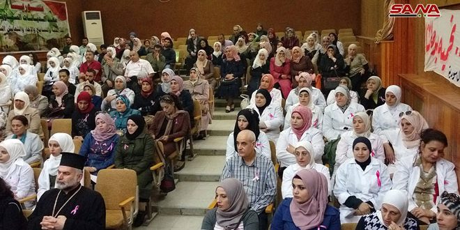 أكثر من 5 آلاف مستفيدة بدرعا من الحملة الوطنية للكشف المبكر عن سرطان الثدي
