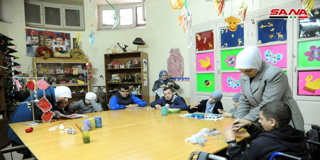 معهد التربية الخاصة بدمشق.. قصص إصرار وتحد تتجاوز الإعاقة
