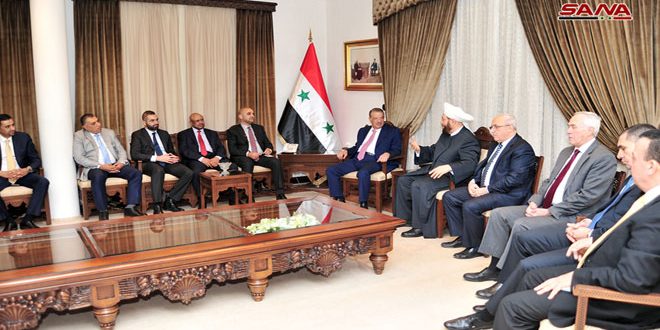 المفتي حسون: الحرب الإرهابية على سورية كانت لثنيها عن مواقفها المبدئية
