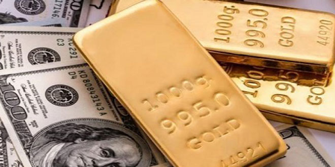 الذهب يهبط وسط مخاوف من تباطؤ في الاقتصاد العالمي
