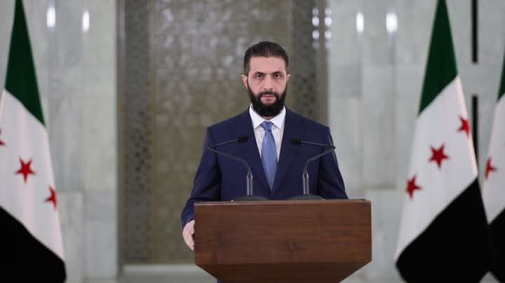 كلمة رئيس الجمهورية العربية السورية السيد أحمد الشرع
