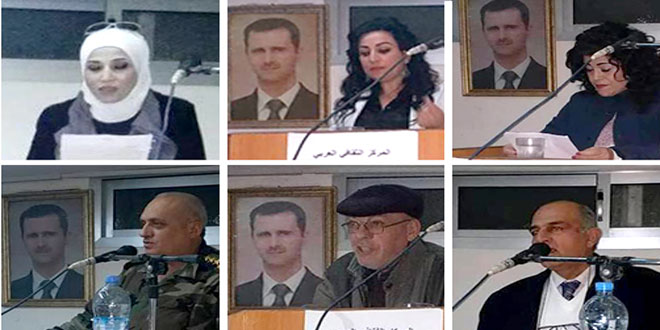 نصوص من الشعر الموزون والحديث عن الوطن والإنسان في مهرجان بثقافي جرمانا
