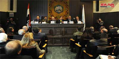 مكافحة التهريب والسماح باستيراد بعض المواد غير الضارة بالاقتصاد الوطني في اجتماع بغرفة تجارة دمشق