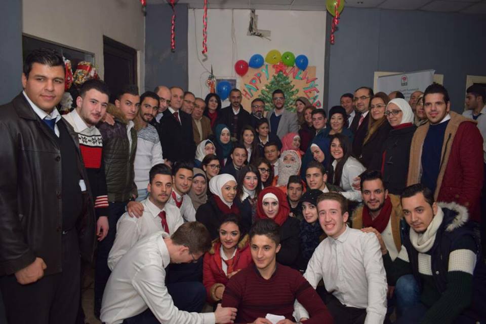 المعهد التقاني للعلوم السياحية والفندقية بحلب .. يستقبل العام الجديد على طريقته الخاصة 
