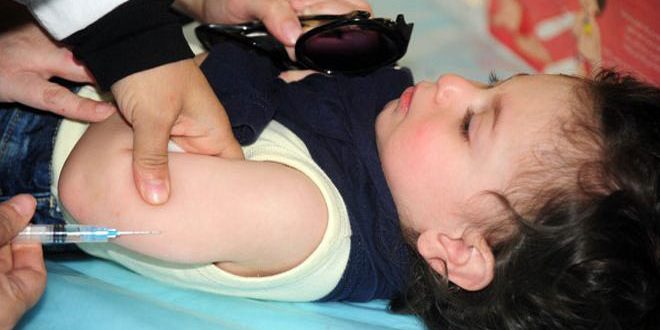 حملة تلقيح ضد شلل الأطفال في أربع محافظات