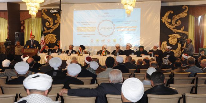 السيد: وحدة الصف والكلمة بمواجهة الهجمة التي تتعرض لها سورية
