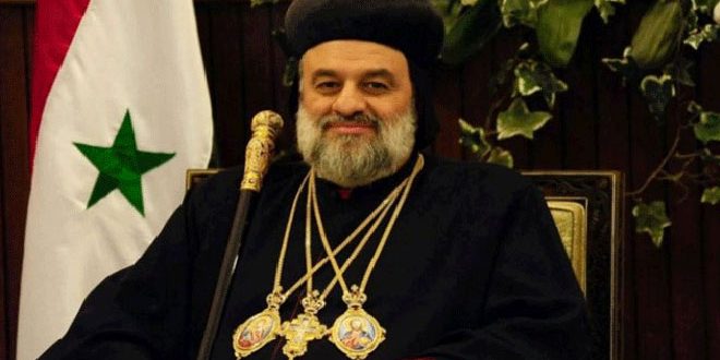 البطريرك أفرام الثاني: أبناء سورية المسيحيين متمسكون بأرضهم ووطنهم
