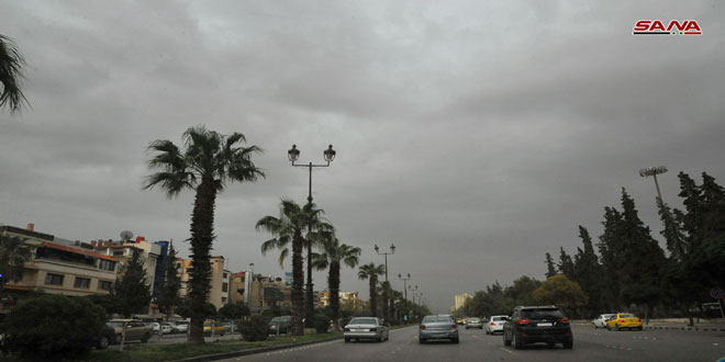 الحرارة أدنى من معدلاتها من 3 إلى 7 درجات وفرصة لزخات رعدية من المطر
