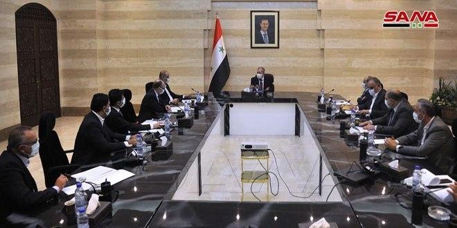 المهندس عرنوس: استنفار جميع الوزارات والجهات لإخماد الحرائق والتقليل من أضرارها
