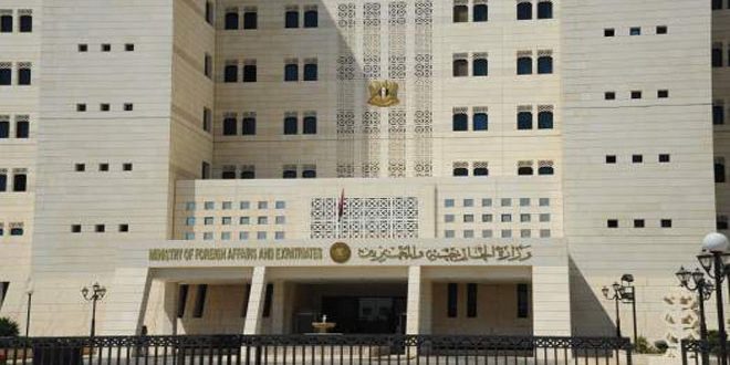 سورية تدين بشدة محاولات الاتحاد الأوروبي استغلال الشأن الإنساني لتعقيد الأزمة وإطالة أمدها