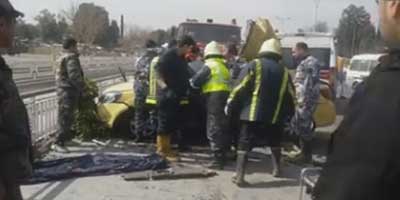 مصدر في قيادة شرطة دمشق : استشهاد 5 مدنيين وإصابة 20 آخرين جراء الاعتداء المتواصل للمجموعات المسلحة بالقذائف على أحياء سكنية بدمشق وريفها