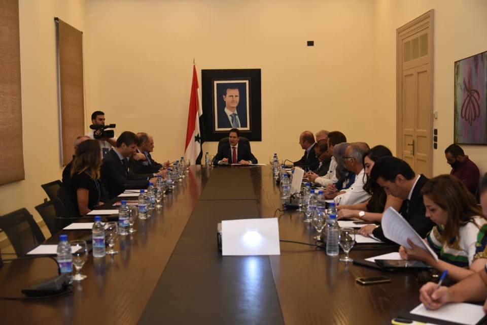 اجتماع موسع لوزير السياحة وممثلي شبكة الاغا خان واليونيسكو والأمانة السورية للتنمية بهدف إعادة تأهيل حلب القديمة سياحيا