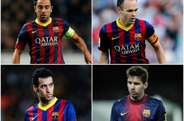 تقارير .. تشافي كابتن برشلونة الجديد ونائبه انيستا