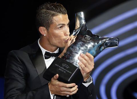 كريستيانو رونالدو أفضل لاعب في أوروبا لعام 2014