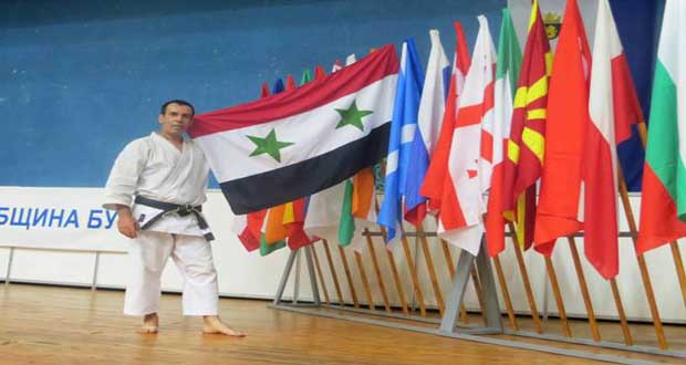 البطل السوري أسامة عزام يحرز فضية وبرونزية في بطولة العالم للكارتيه