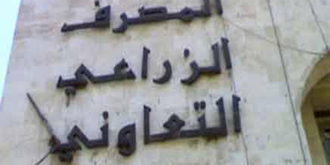 المصرف الزراعي مستمر بتمويل مستلزمات الموسم الحالي
