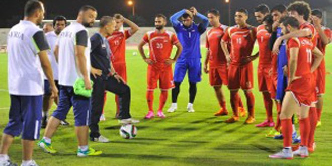 منتخب سورية الوطني لكرة القدم يصل ماليزيا للقاء سنغافورة
