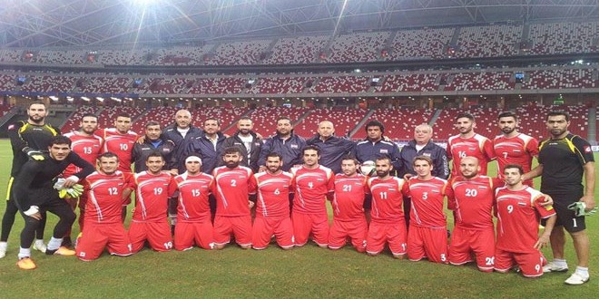 منتخب سورية للرجال بكرة القدم يتقدم سبعة مراكز في تصنيف الفيفا

