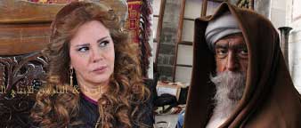سلوم حداد وسلمى المصري في مسلسل صدر الباز وهذه التفاصيل