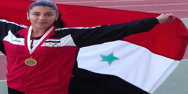 إيناس العامود تحرز ذهبية رمي المطرقة في بطولة غرب آسيا لألعاب القوى في البحرين

