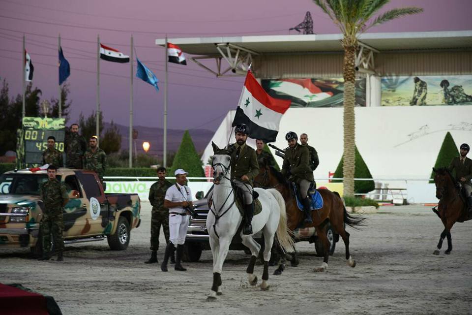 اتحاد الفروسية يحتفي بالذكرى 72 لتأسيس الجيش العربى السوري