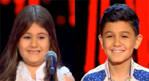 طفلان سوريان انضما إلى فريق نانسي بـ The Voice Kids