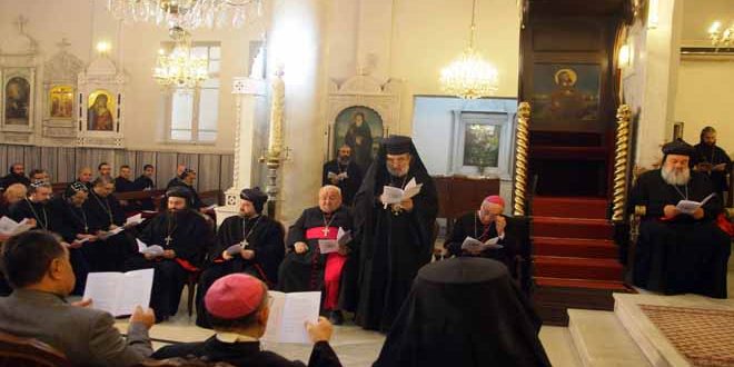 صلاة مشتركة على نية الأمن والسلام في سورية بمناسبة الميلاد المجيد