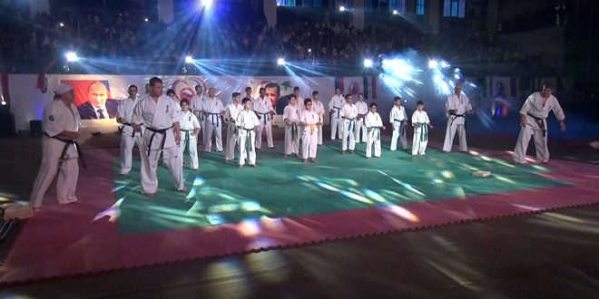 مهرجان رياضي سوري روسي مشترك في الفنون القتالية