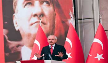  رئيس حزب الشعب الجمهوري التركي المعارض : أردوغان يهاجم عفرين بالتعاون مع قتلة ومجرمين