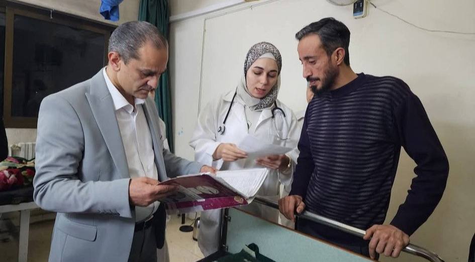 مدير صحة حماة يتفقد مشفى التوليد والأطفال ويستمع للأهالي